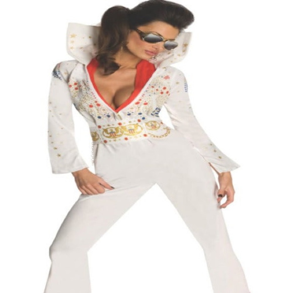 Elvis Woman's Secret Wishes Sexy Jumpsuit Costume